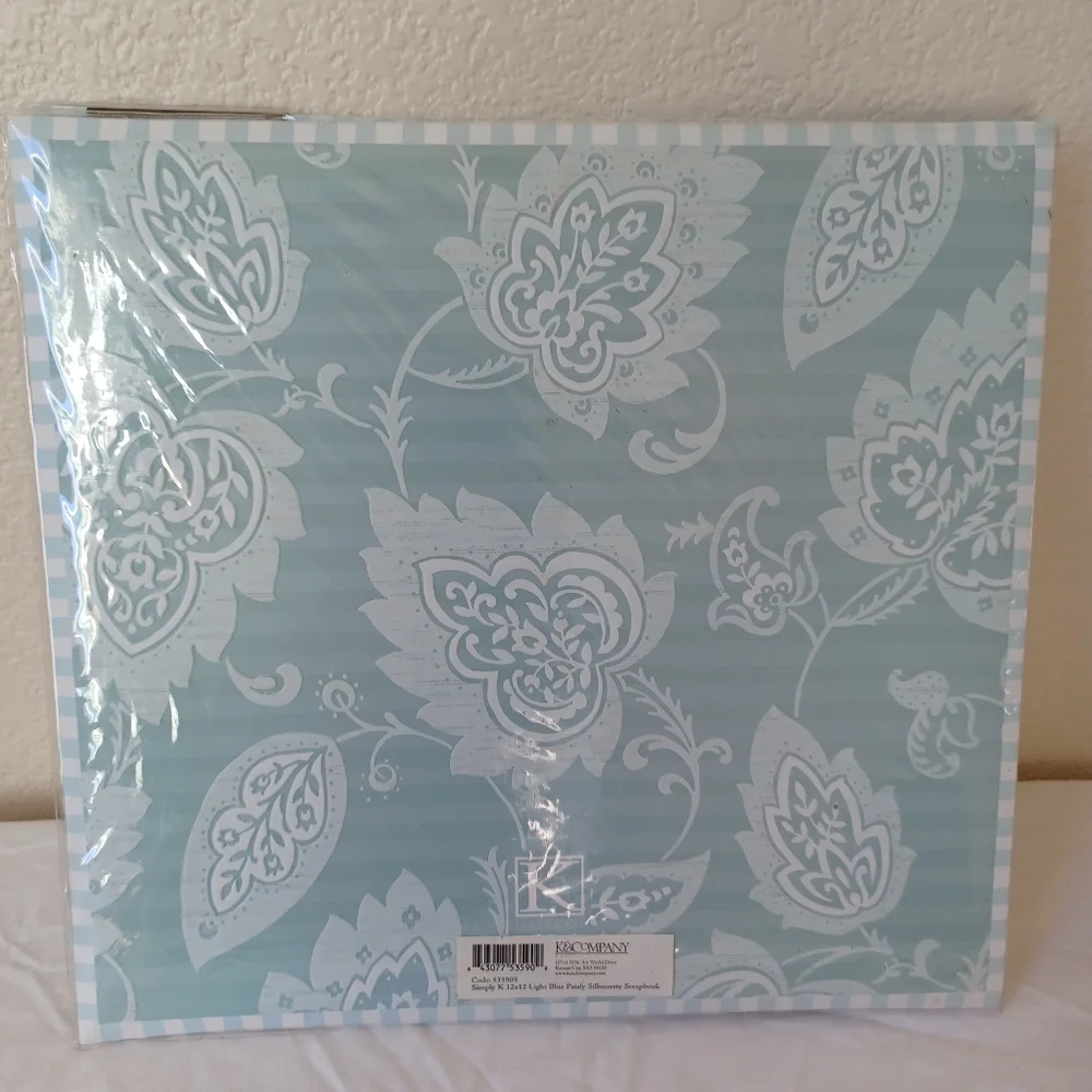 New K & Company 12x12 Scrapbook Bundle - Stickers, Tape, Paper, Page Protectors